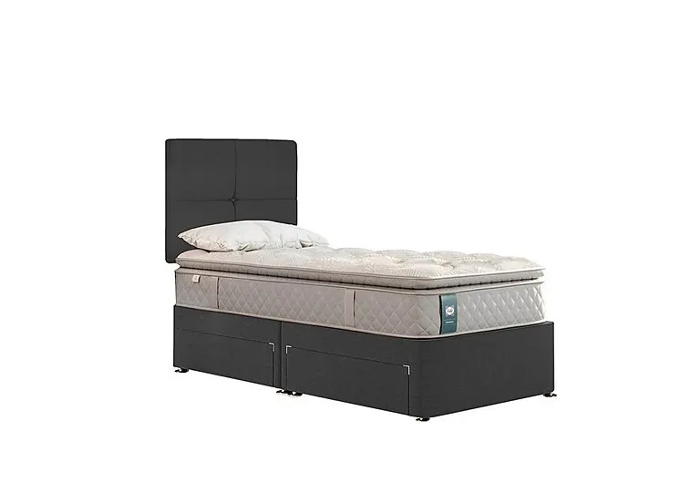 Ashton Soft Divan Set - Single - Tweed Sable