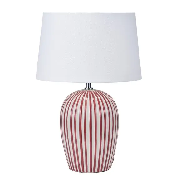 Pacific Lifestyle Cannes Striped Table Lamp 6