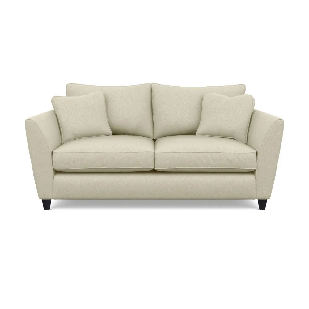 Heal's Torino 3 Seater Sofa Cotton Grain Black Feet 2