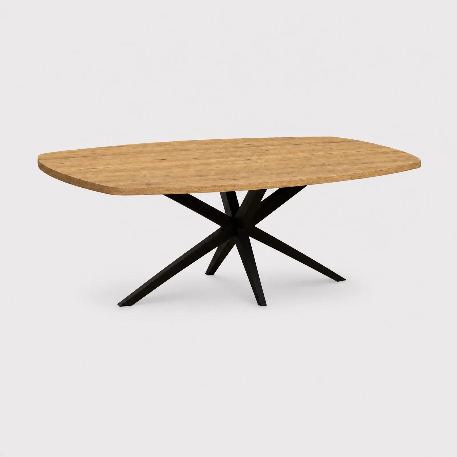 Shirland D Danish Oval Extending Dining Table, Round | Barker & Stonehouse