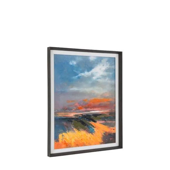Cedar and Sage Warm Sea Scene Framed Canvas 6
