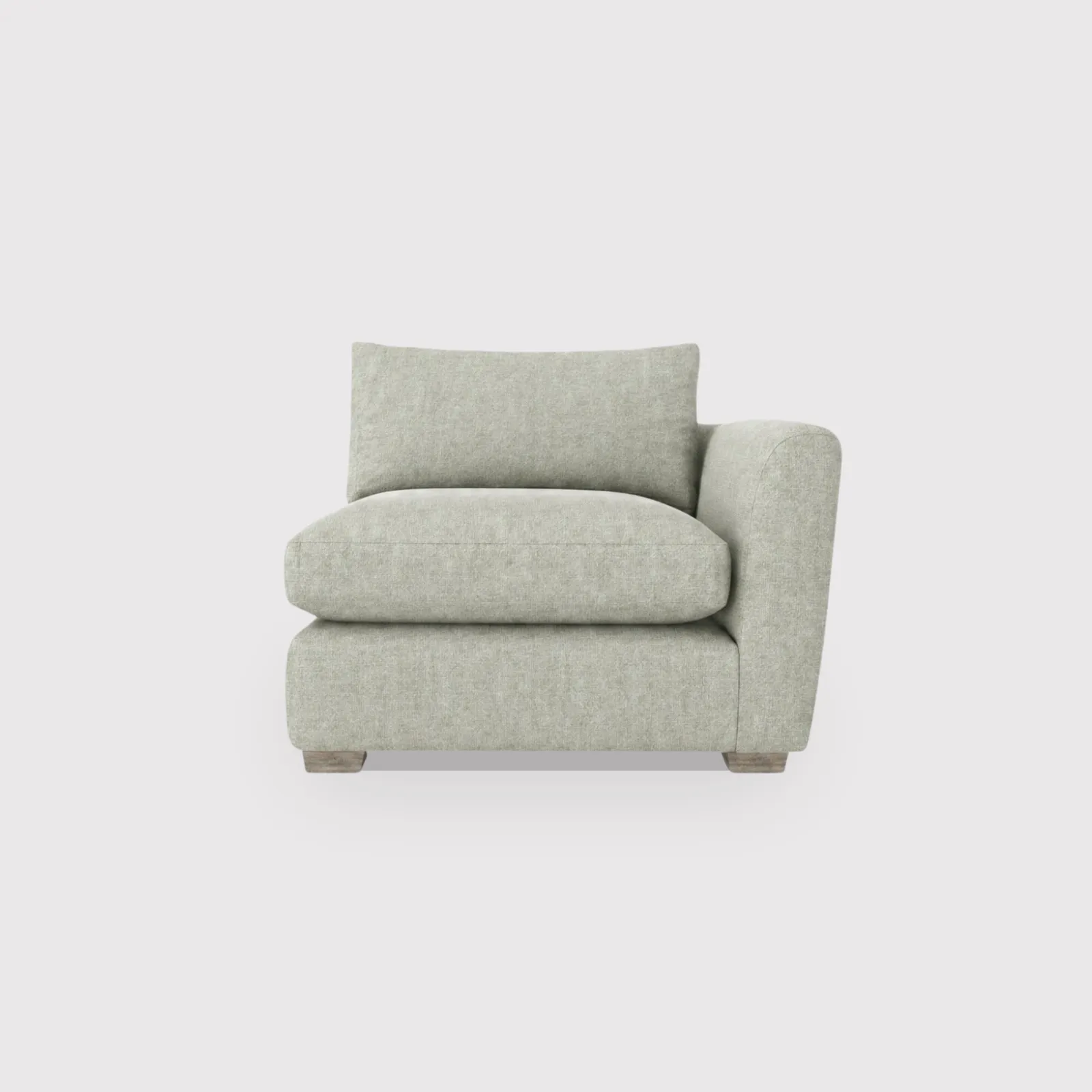 Floyd 1 Arm 1 Seater Right, Green Fabric | Barker & Stonehouse 1