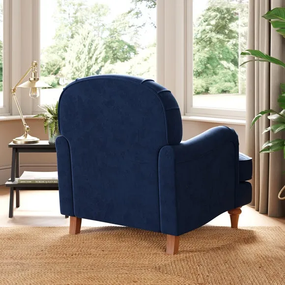 Beatrice II Matte Velvet Armchair 2