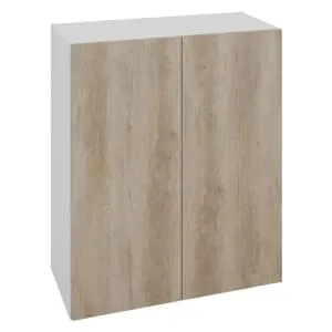 Wickes Broxwood Grey Oak Slimline Depth Wall Unit - 600mm
