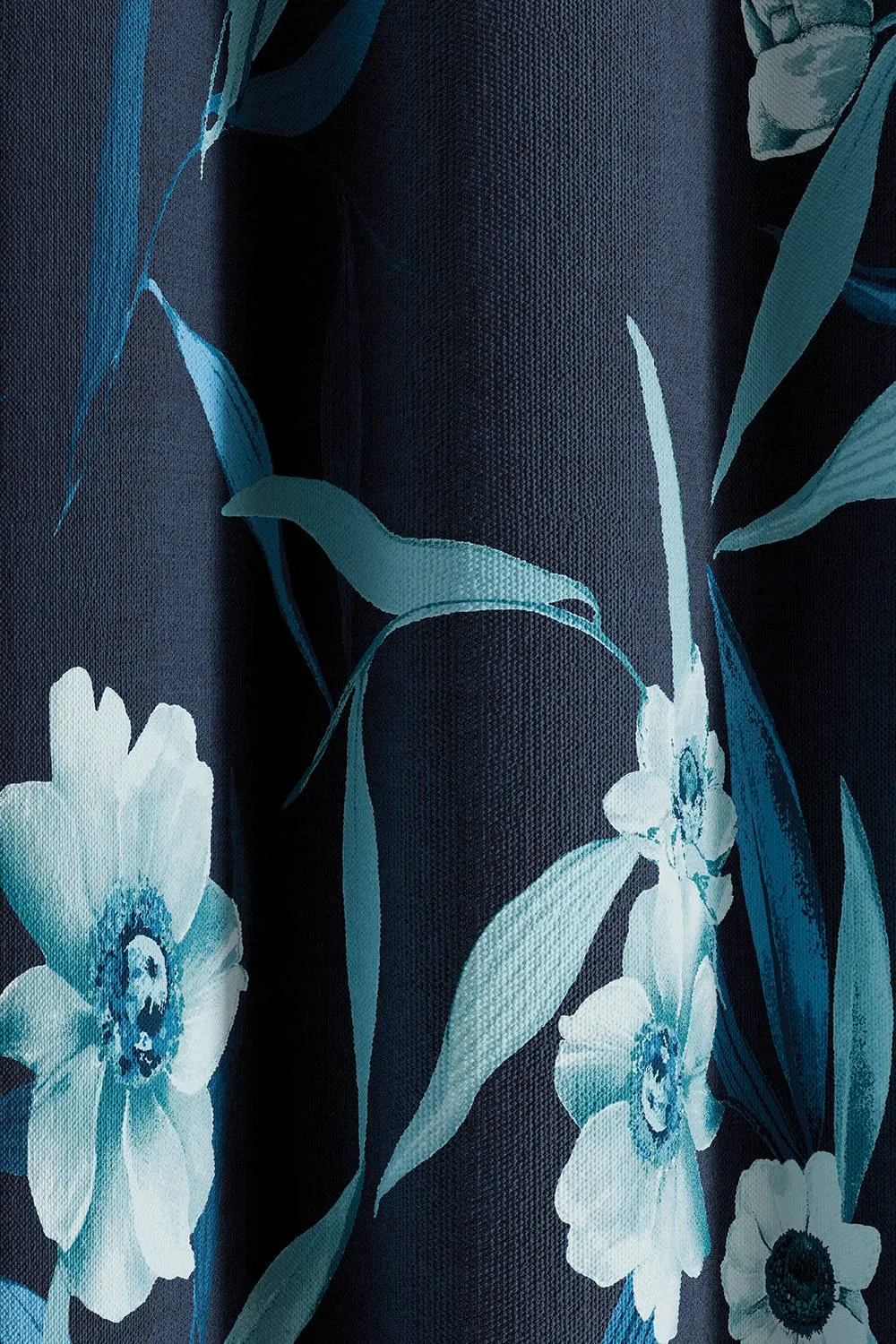 Ted Baker 'Cabana' Cotton Lined Curtains in Navy 3