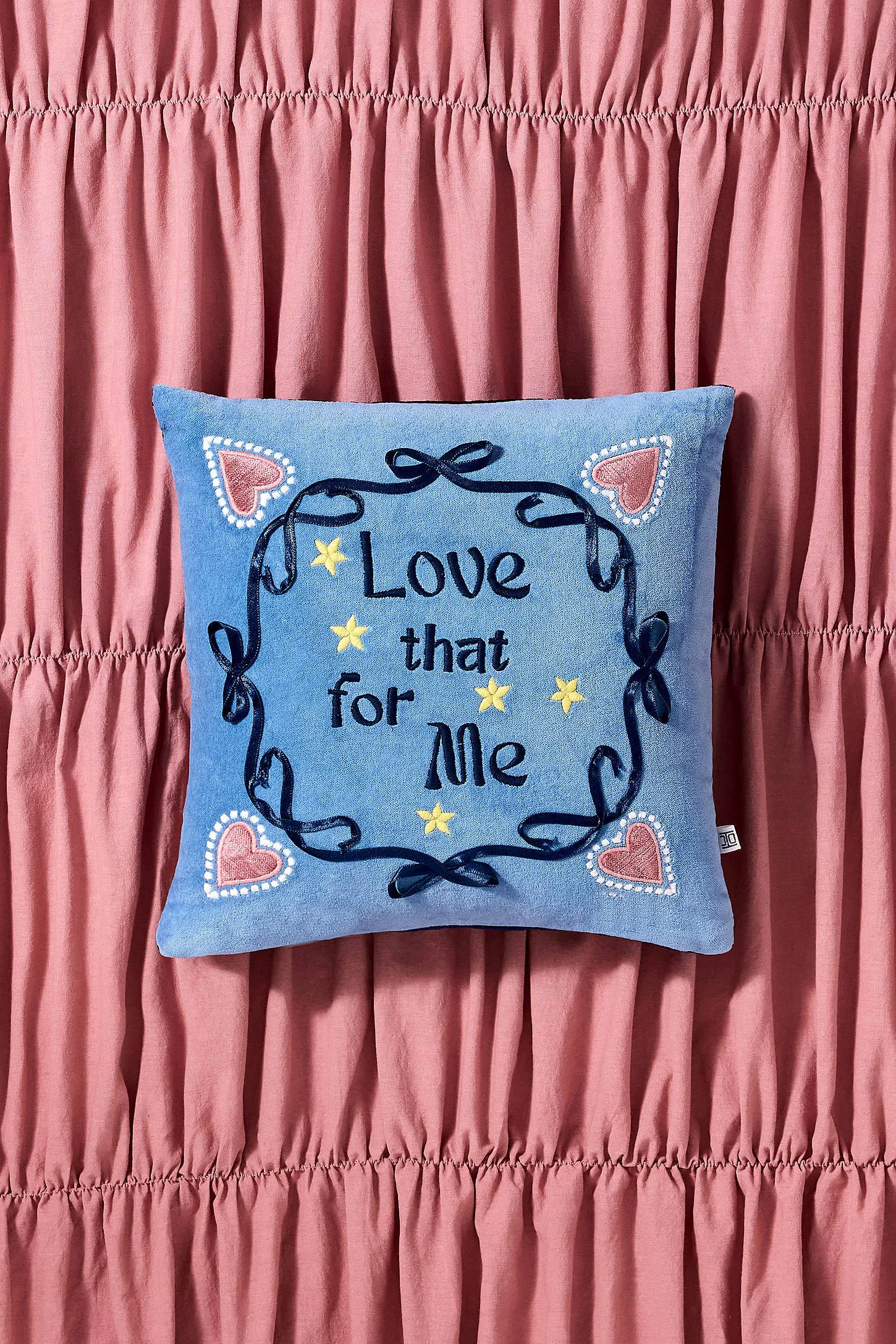 Love That For Me Mini Cushion - Blue