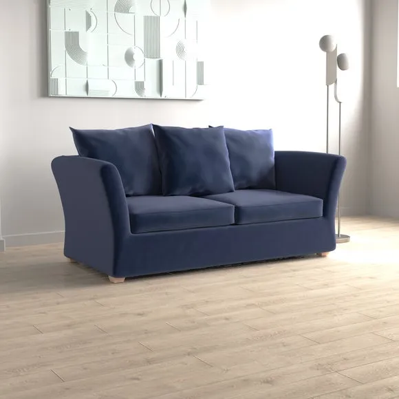 Emmett Velvet 2 Seater Double Sofa Bed 2