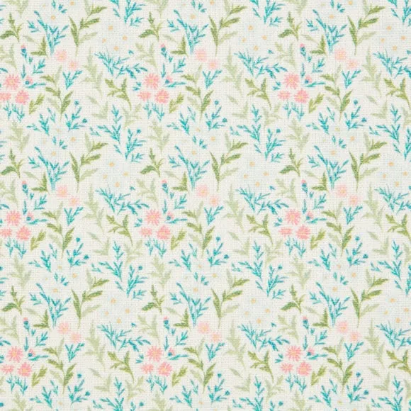 Zoe Ditsy Floral Square Storage Footstool 6