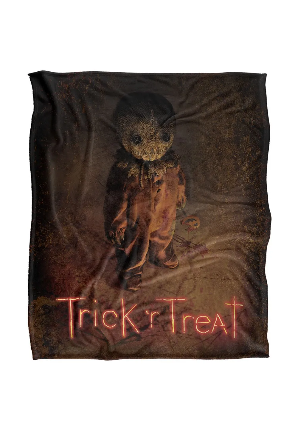 Warner Brothers Trick R Treat Silky Touch Super Soft Throw Blanket 152x127cm in White