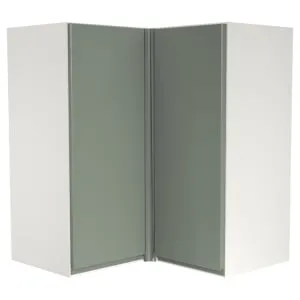 Wickes Madison Reed Green L-Shape Corner Wall Unit - 625mm