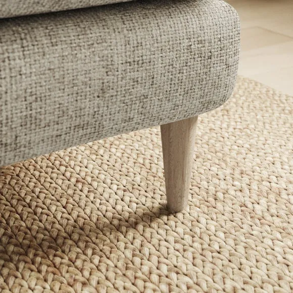 Sven Chunky Chenille Footstool 4