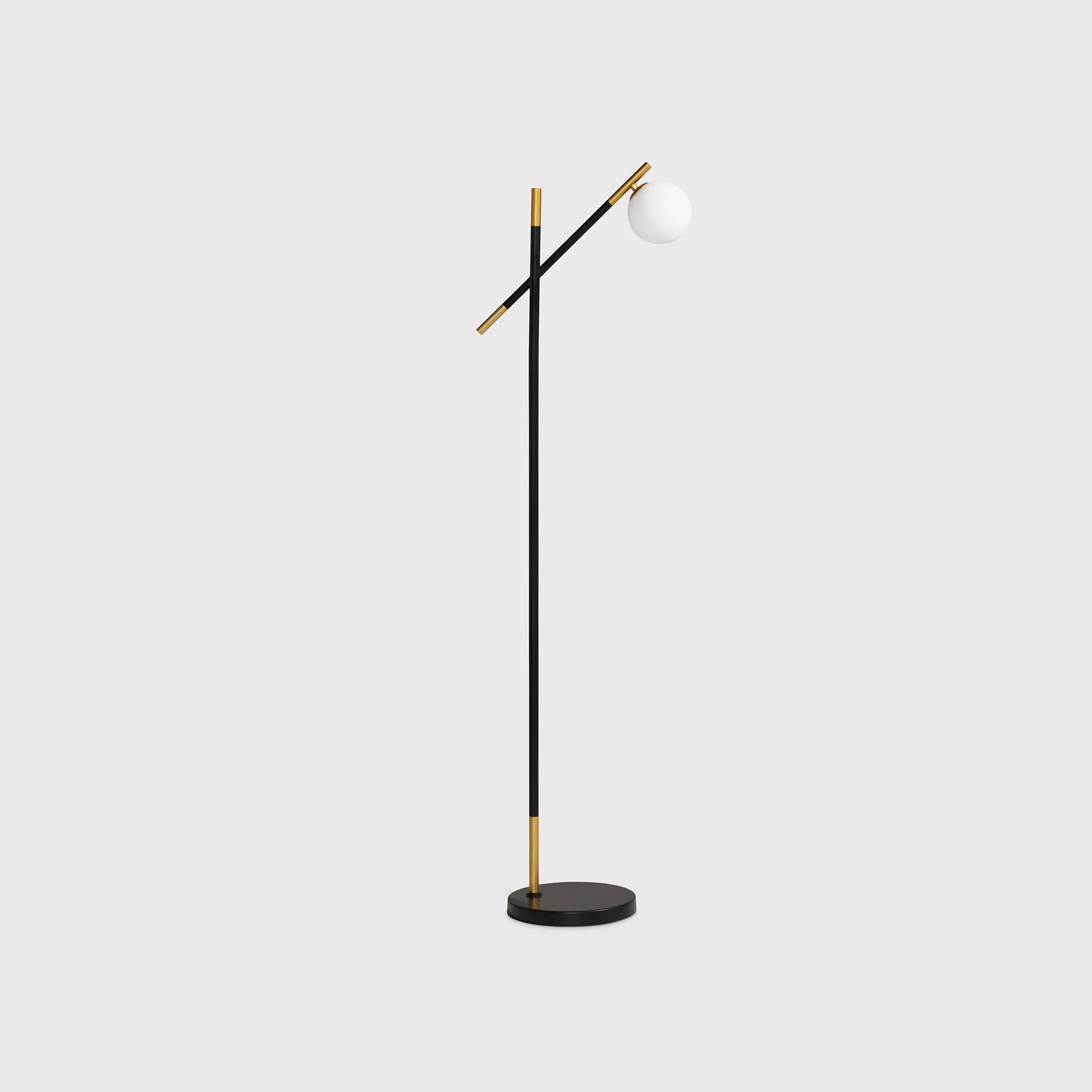Black & Gold Orb Floor Lamp Metal | Barker & Stonehouse 2