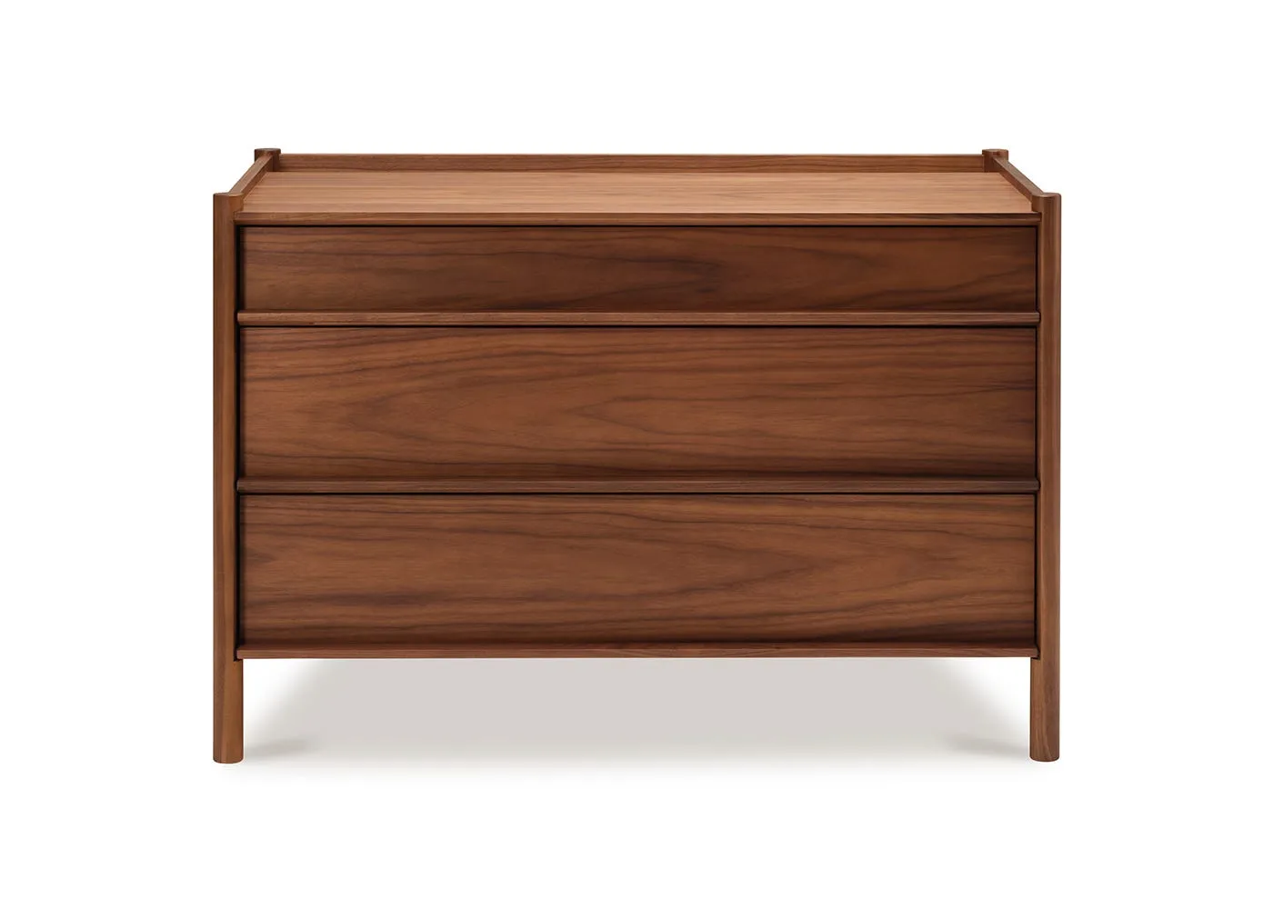 Case Pala 3 Drawers Chest Stained Walnut 1