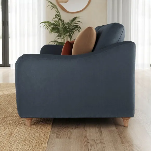 Hattie Matte Plush Velvet 2 Seater Sofa 2