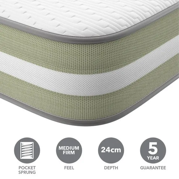 Silentnight Just Sleep Breathe Rolled Eco Mattress