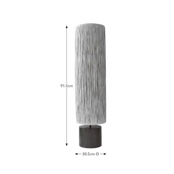Niki Raffia Floor Lamp 6