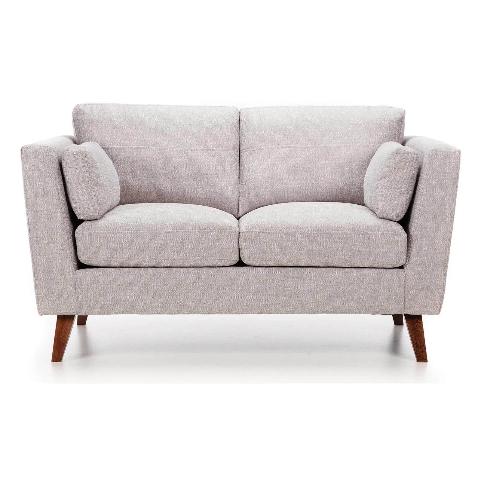 Sam Fabric 2 Seater Sofa Silver