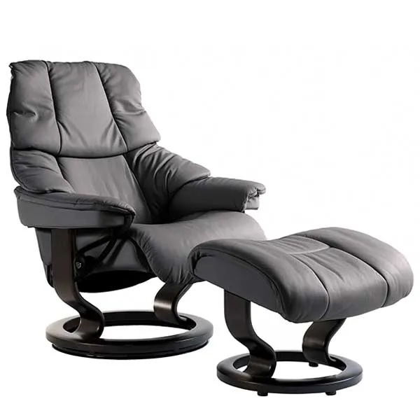 Stressless Reno Classic Chair Stool Choice of Leather - Barker & Stonehouse