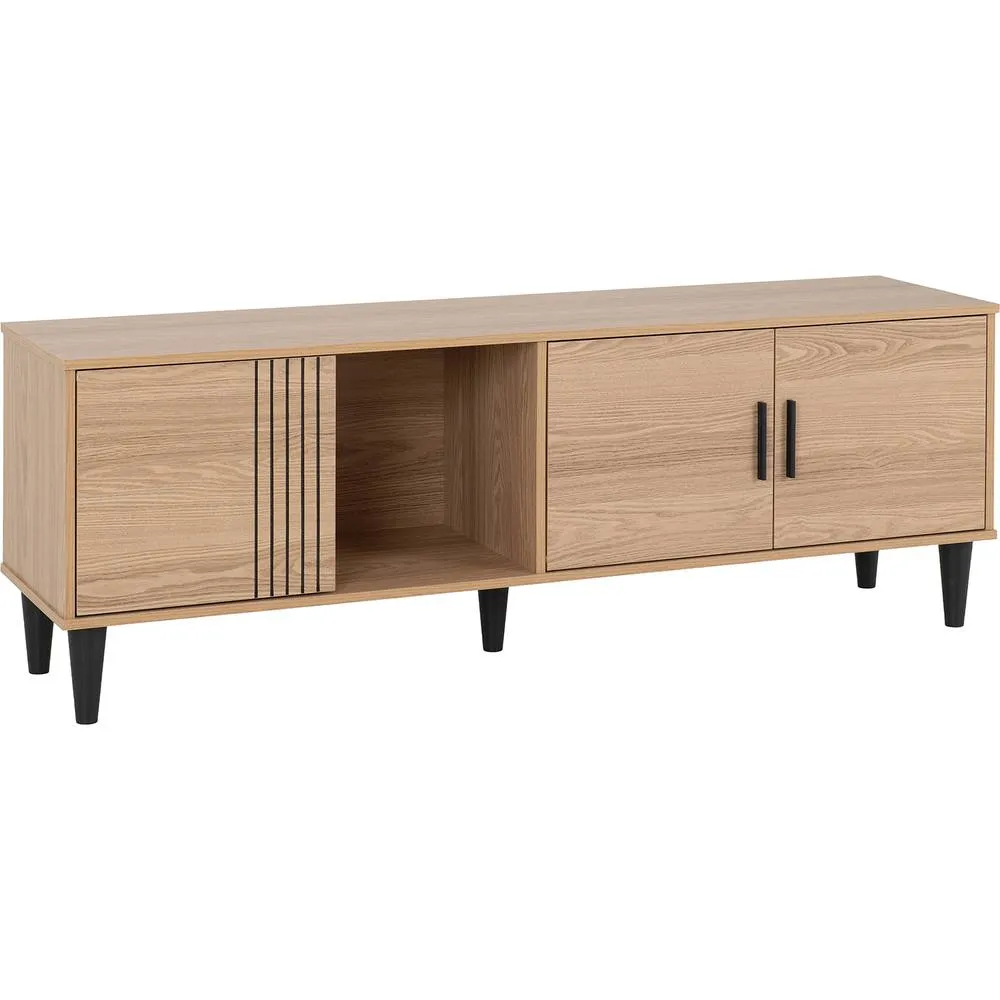 Seconique Tessa TV Cabinet in Natural 2