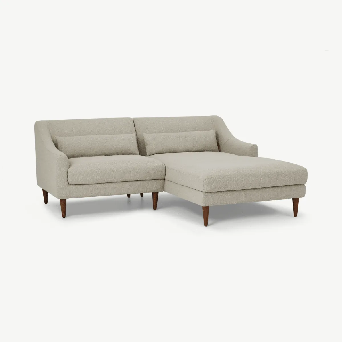 Herton Right Hand Facing Small Chaise End Sofa, Barley Weave