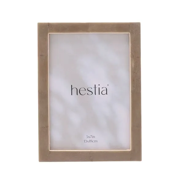 Hestia Grey Thin Stained Bone Effect Photo Frame 3