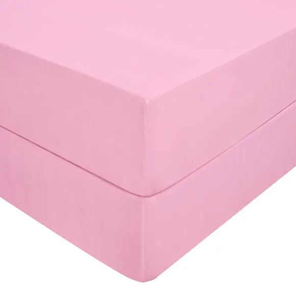 Set of 2 Pure Cotton Fitted Bed Sheets 2