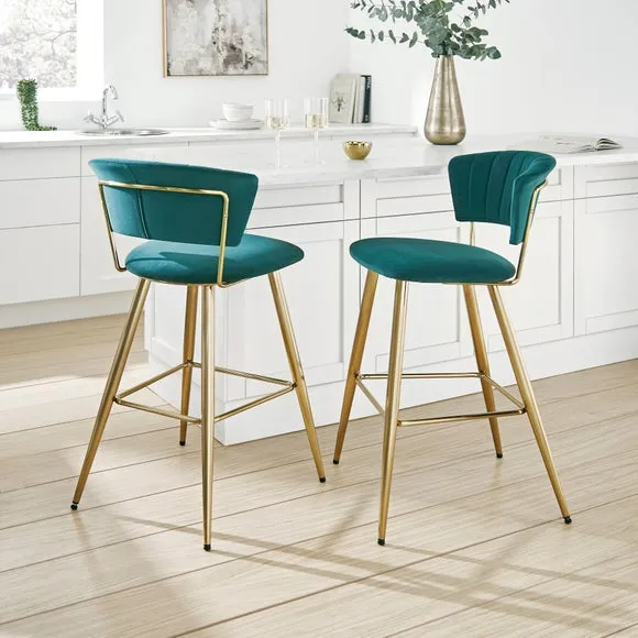 Kendall Bar Stool, Velvet 2