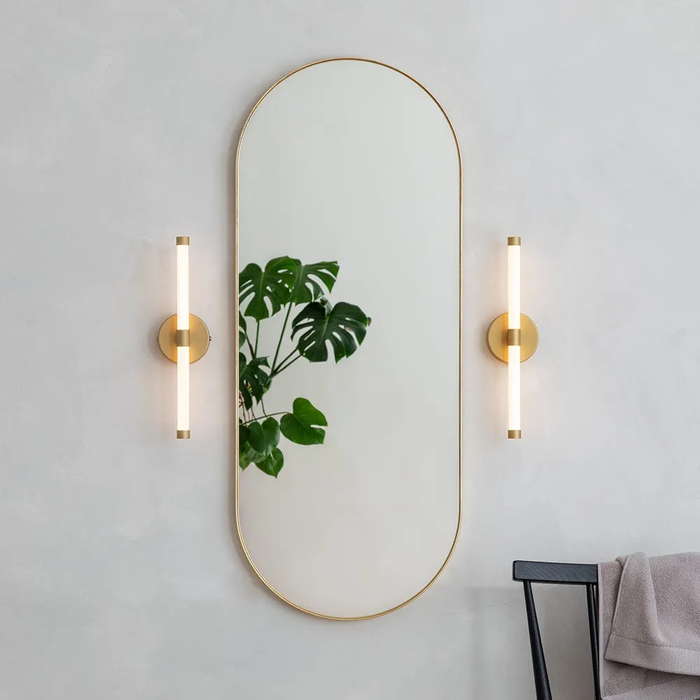 Heal's Fine Edge Mirror Oval Silver Small 4