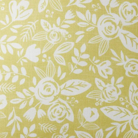Blooms Ochre Repeat Cushion 2