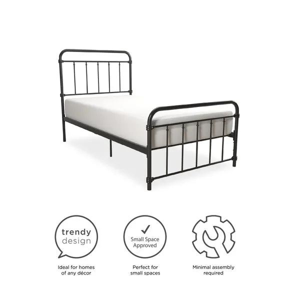 Dorel Home Wallace Metal Bed 5