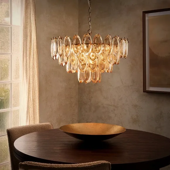 Dusk 9 Light Adjustable Chandelier 2
