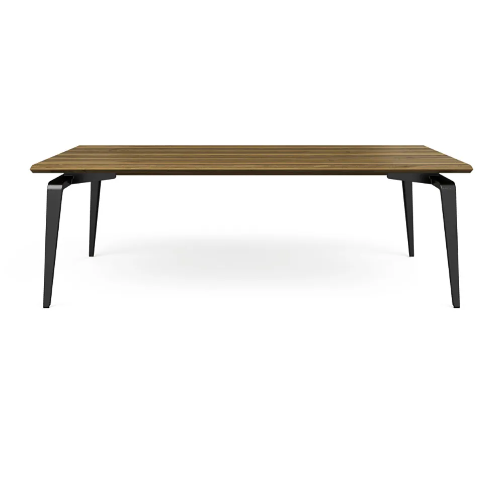 Ligne Roset Odessa Dining Table Oak Black Legs 220 x 98cm