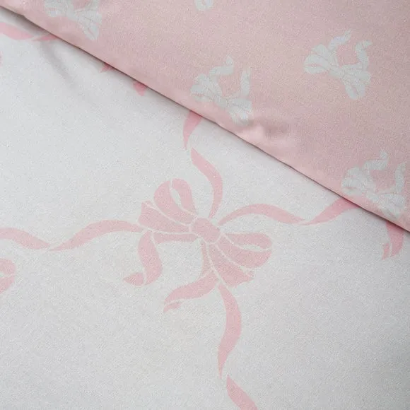 Catherine Lansfield Pretty Bows Polycotton Duvet Cover & Pillowcase Set 3