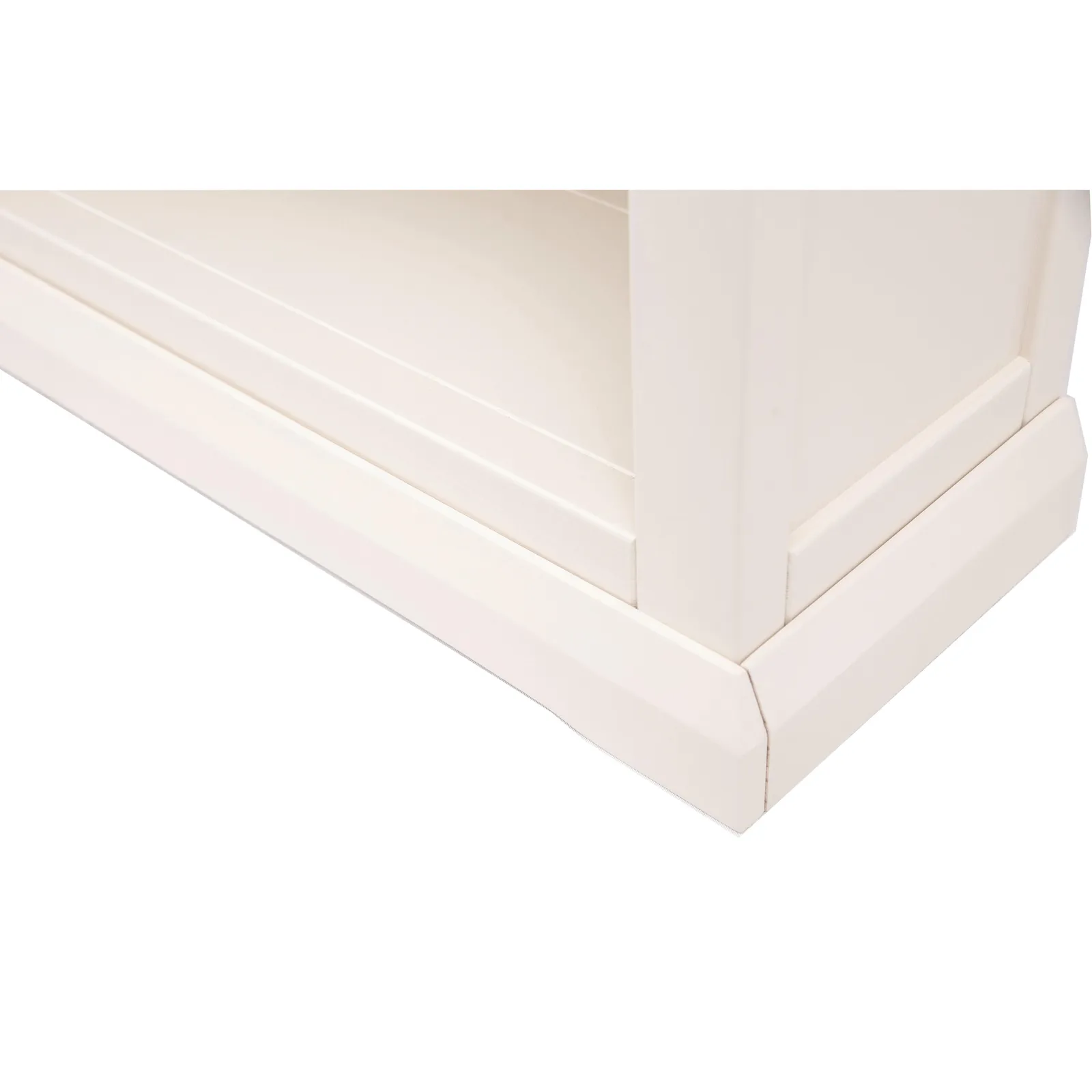 Cabinet Bits Bookcase with plinth 120x70x25cm in Off-White 6