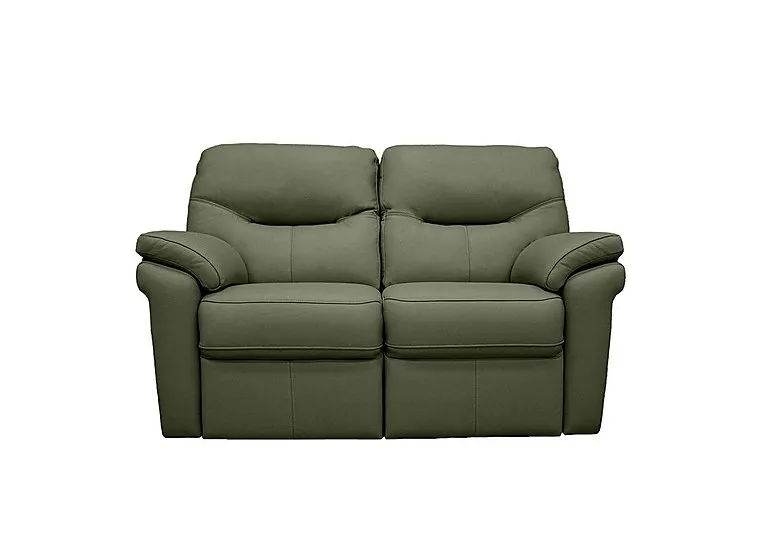 Seattle 2 Seater Leather Power Recliner Sofa with Power Lumbar