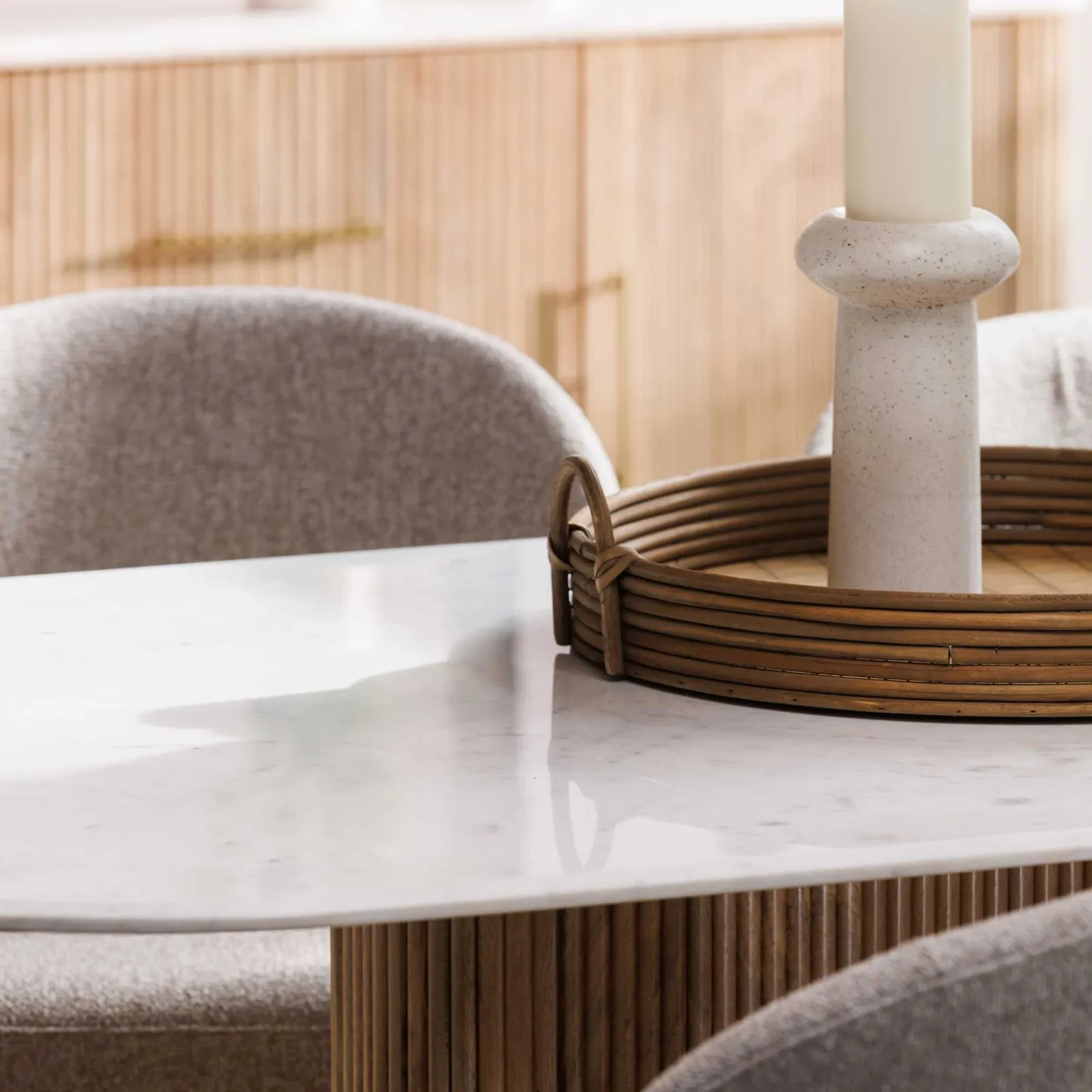 Fuji Dining Table 180Cm, Neutral Wood | Barker & Stonehouse 6