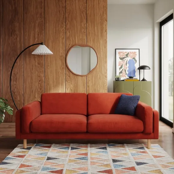 Newton Luxe Chenille 4 Seater Sofa 1