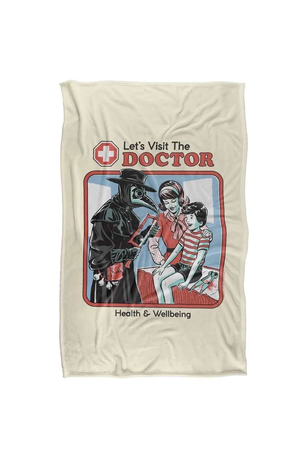 Steven Rhodes Let'S Visit The Doctor Silky Super Soft Throw Blanket