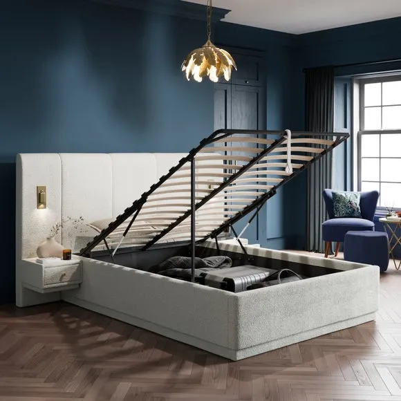 Hotel Boucle Ottoman Bed 2