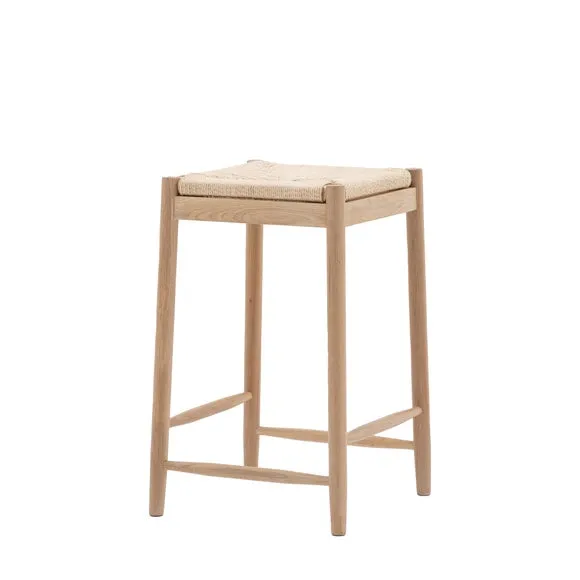 Return - Elda Rope Dining Stool, Natural 4