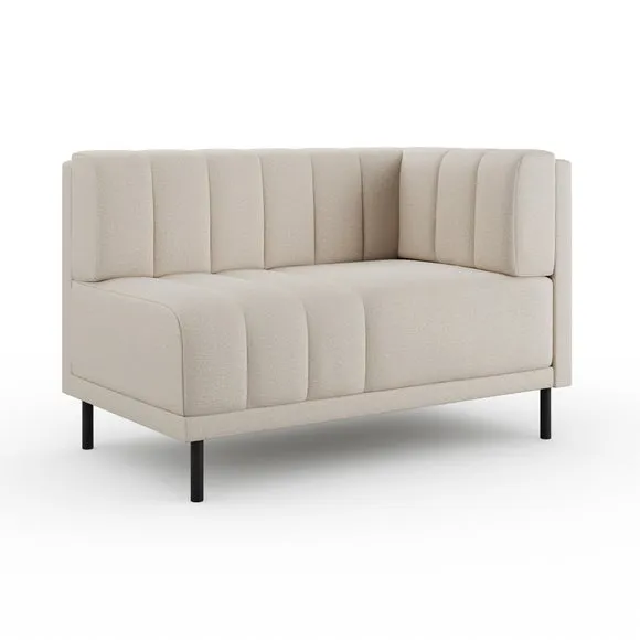 Amali Corner Dining Bench, Textured Weave 6