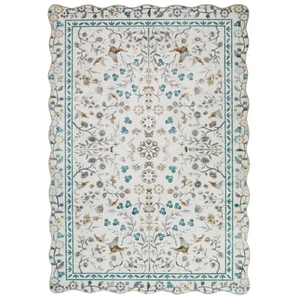 Concept Looms Liberty Antique Scalloped Washable Rug 5