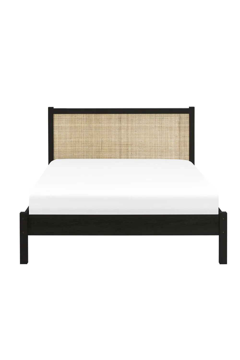 Julian Bowen Padstow Rattan Effect Bed in Black 4