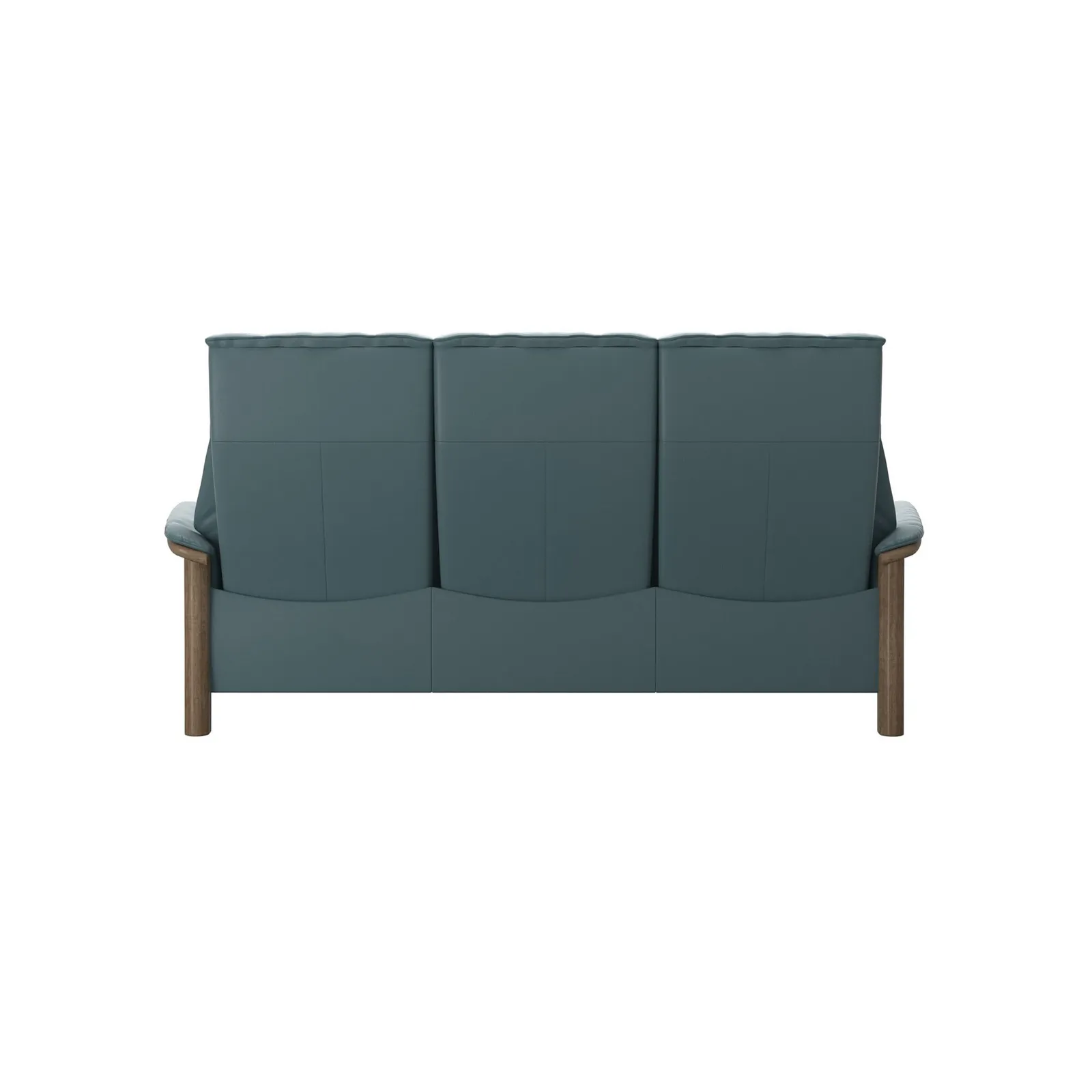 Stressless Windsor 3 Seater Recliner Sofa, Blue Leather | Barker & Stonehouse 4