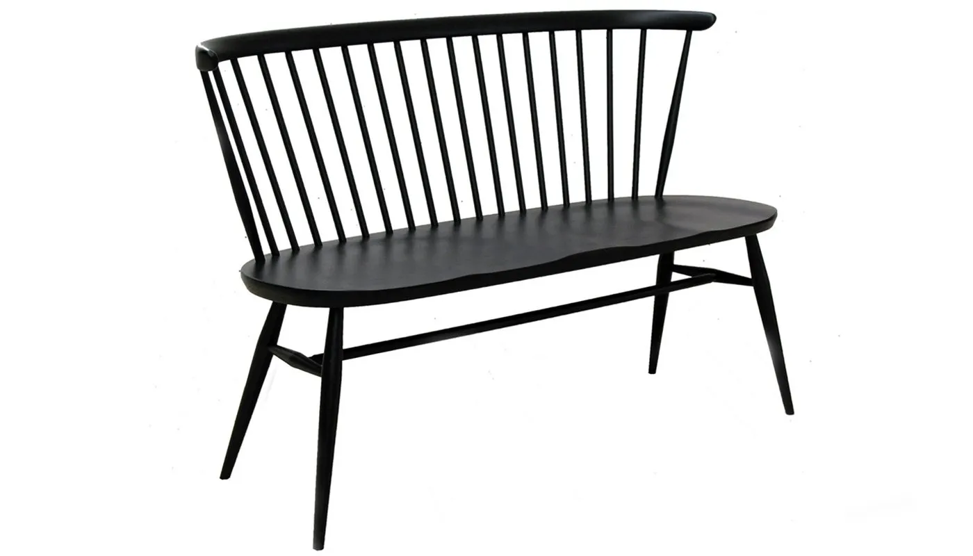 Ercol Originals Loveseat Colour Finish Black