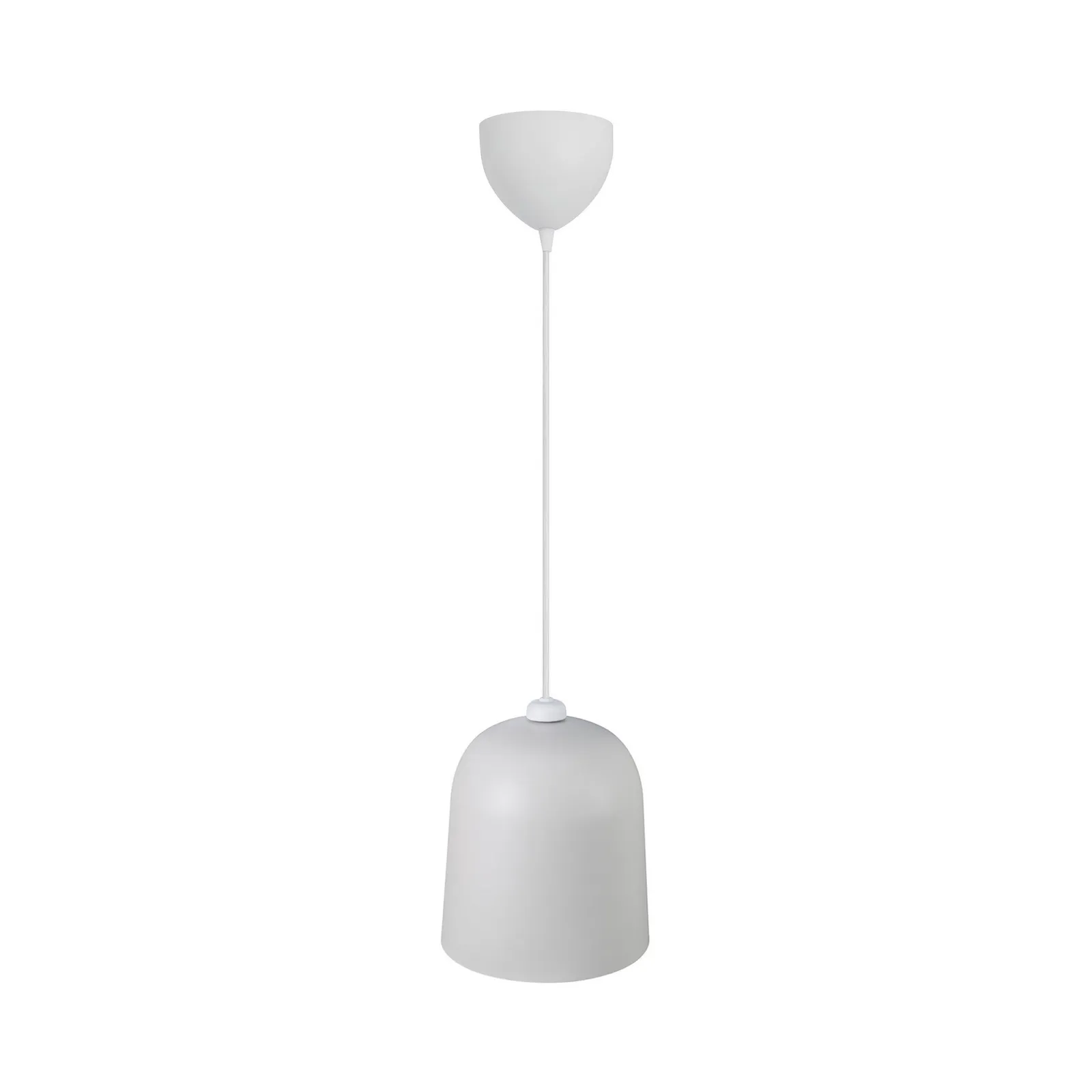 Nordlux Angle Pendant Light White Telegrey Metal Dining Room E27 Mains 21cm 3
