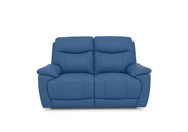 Sloane Leather 2 Seater Power Recliner Sofa with Power Headrests - Aegean