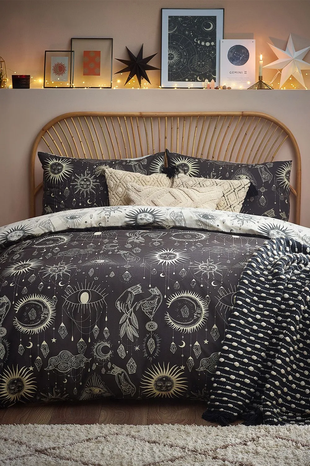 Furn Constellation Celestial Reversible Duvet Cover Set