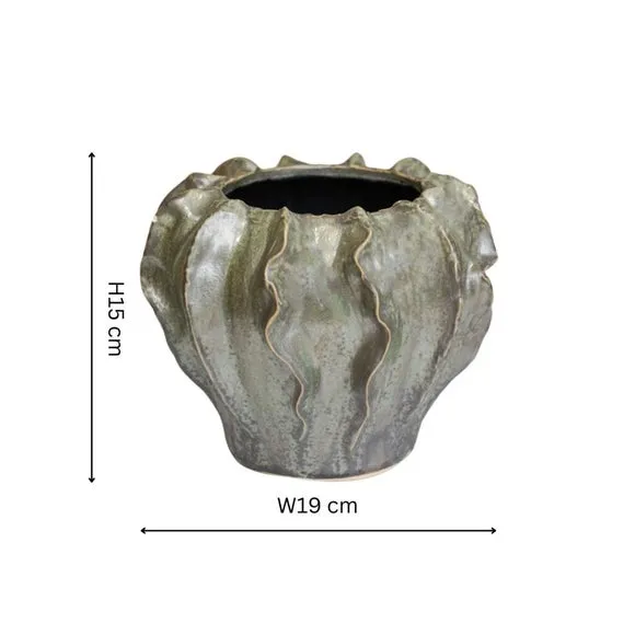 Scarlet Coral Reef Ceramic Vase 4