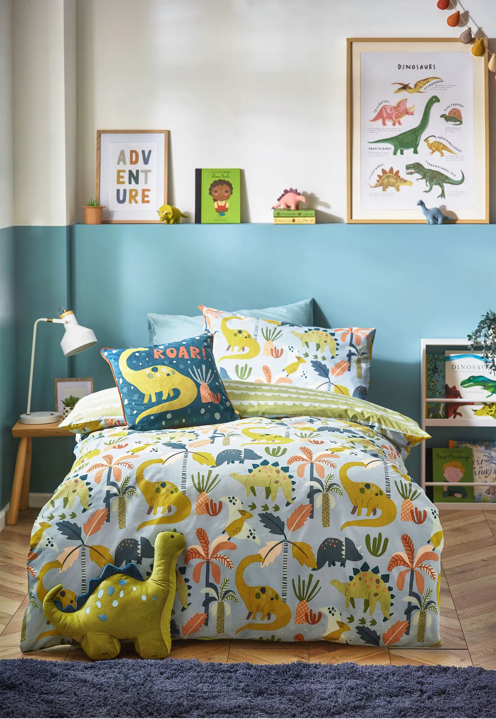 Little Furn Little Dinos Scandi Duvet Cover Set